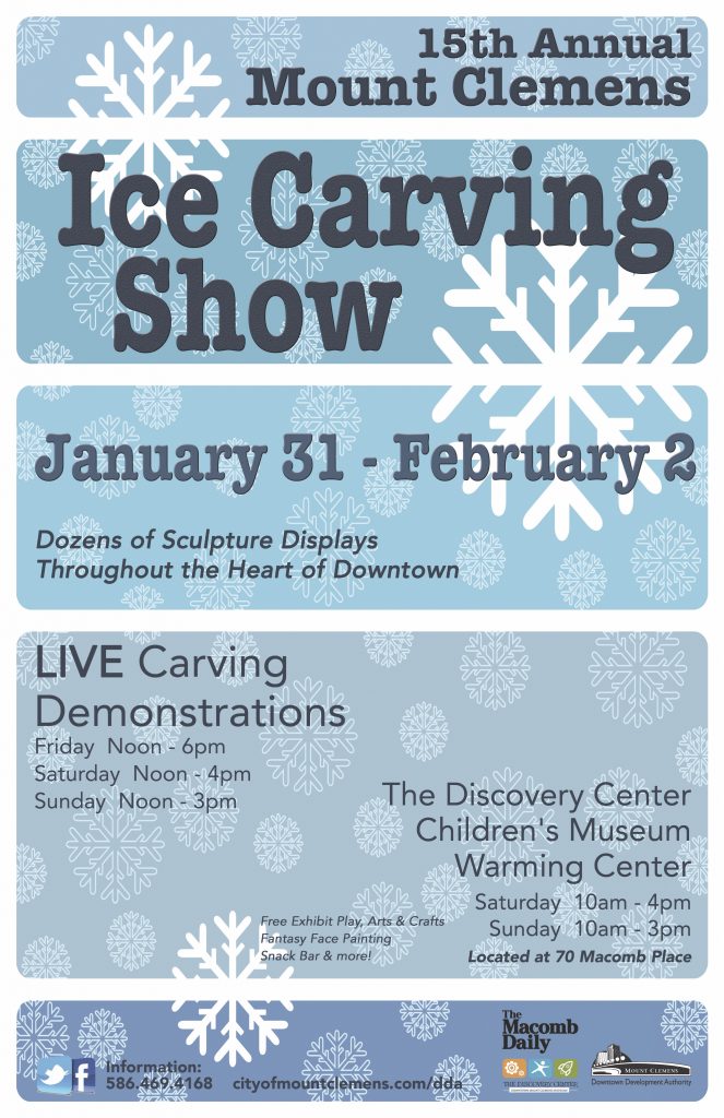 15th Annual Mount Clemens Ice Carving Show starts January 31st The