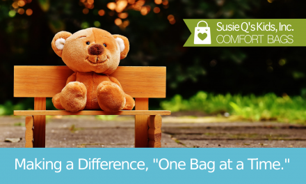 Comfort bags for Southeast Michigan children coming to The Discovery Center