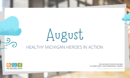 August 2021 Healthy Michigan: Heroes in Action Calendar