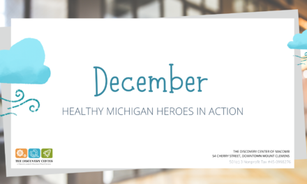 December 2021 Healthy Michigan: Heroes in Action Calendar
