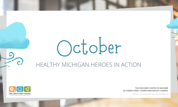 October 2021 Healthy Michigan: Heroes in Action Calendar