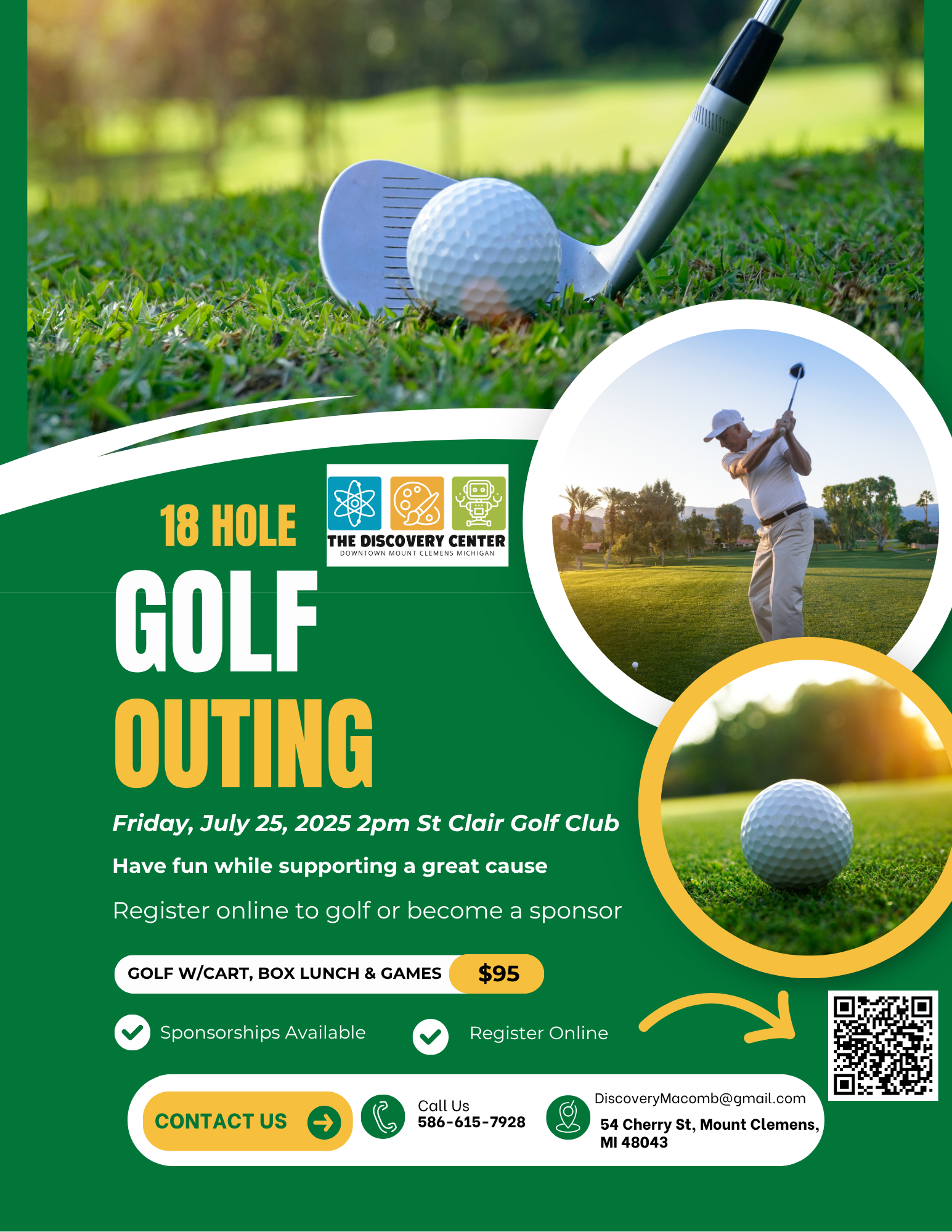 DC 18 Hole Golf Outing 2025 Flyer-Front Only
